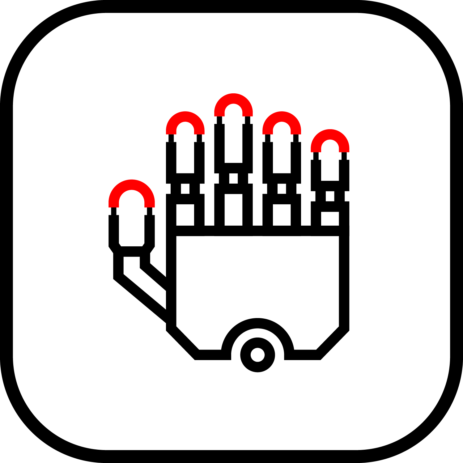 Front-side array
